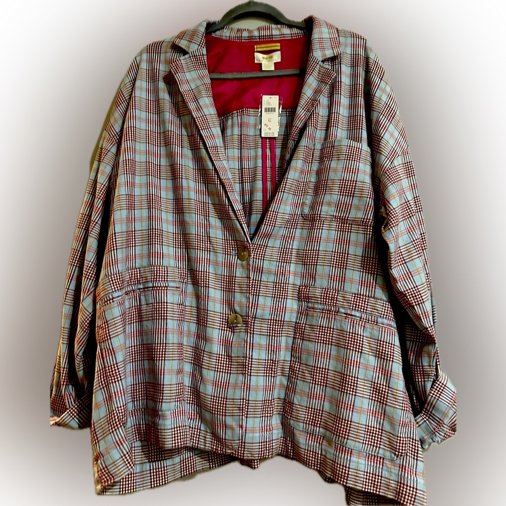NWT, Maeve blazer, light cotton XL